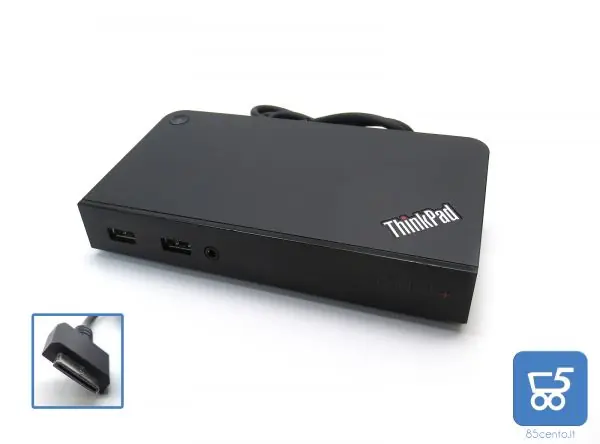 Lenovo ThinkPad OneLink + Dock 40A4 DU904751 USB 3.0 DP VGA RJ45 – No Alimentatore