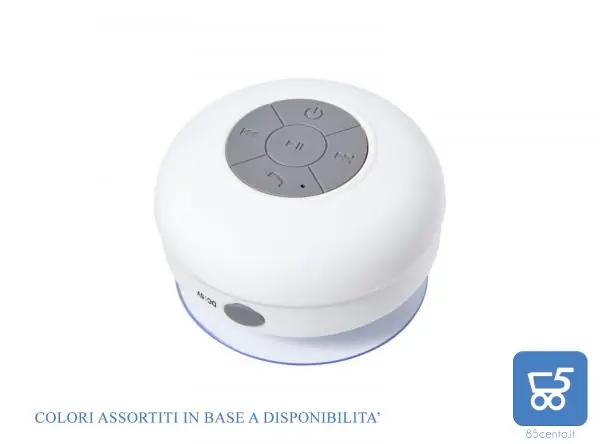 Cassa Altoparlante Bluetooth Impermeabile da Doccia Wireless Speaker Con Microfono Integrato Per Smartphone con Ventosa – Smartphone Tablet Computer