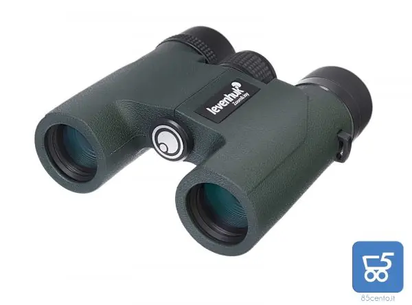 Binocolo Compatto con Prismi a Tetto Levenhuk Karma PRO 10×25 con Corpo Completamente Impermeabile e Resistente All’Appannamento