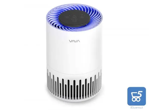 Purificatore d’Aria, Filtro HEPA 3-In-1 per Casa ed Ufficio Vava IT VA-EE014, Bianco