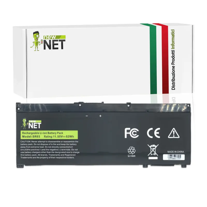 Batteria SR03 per Hp Pavilion Gaming – 11.55 V / 4500 mAh