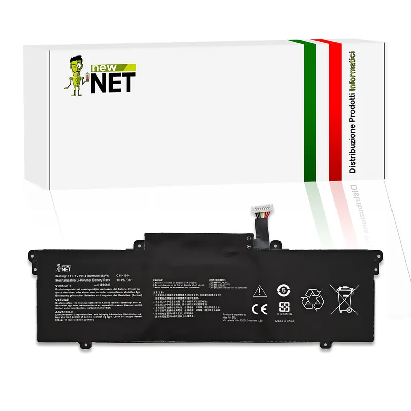 Batteria C31N1914 per ASUS ExpertBook B5 – 10.8-11.61V, 4100mAh / 46Wh