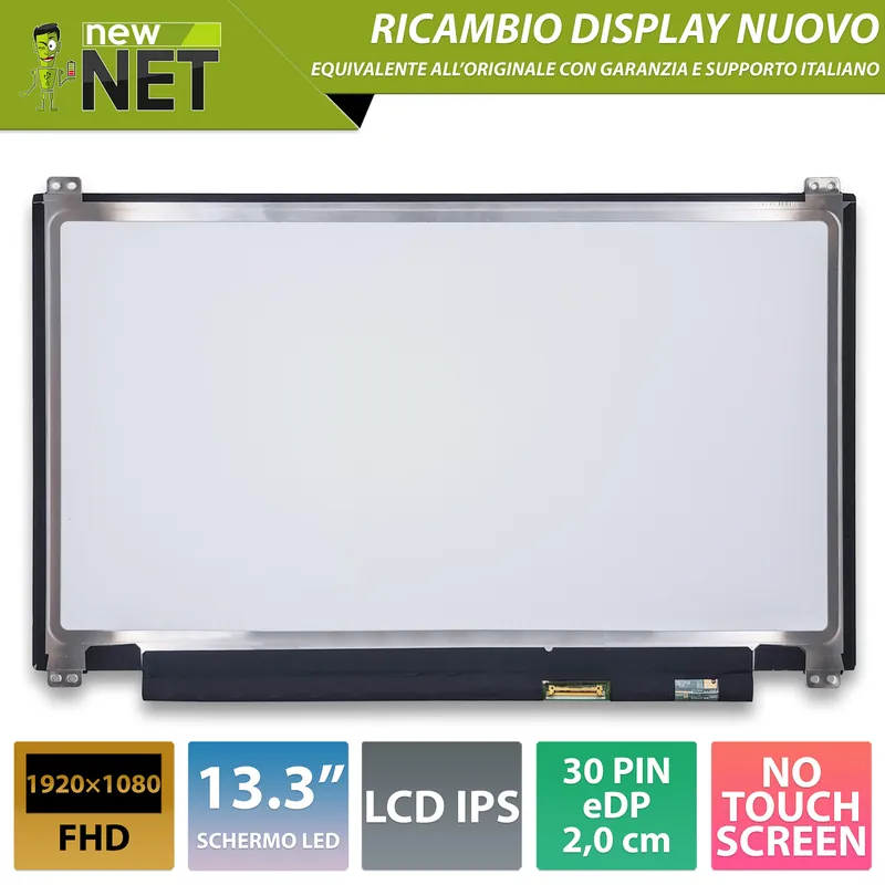 Display LCD IPS NV133FHM-N42 – 13.3 pollici 1920×1080 FHD -30 pin eDP 20mm