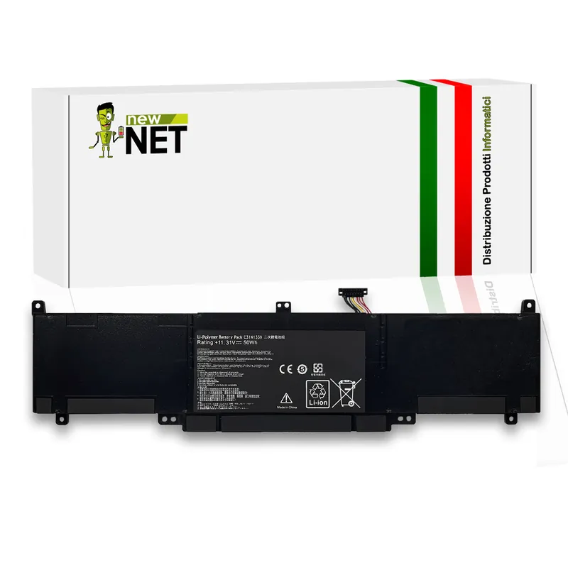 Batteria C31N1339 50Wh per ASUS Zenbook – 11.31V / 4400mAh