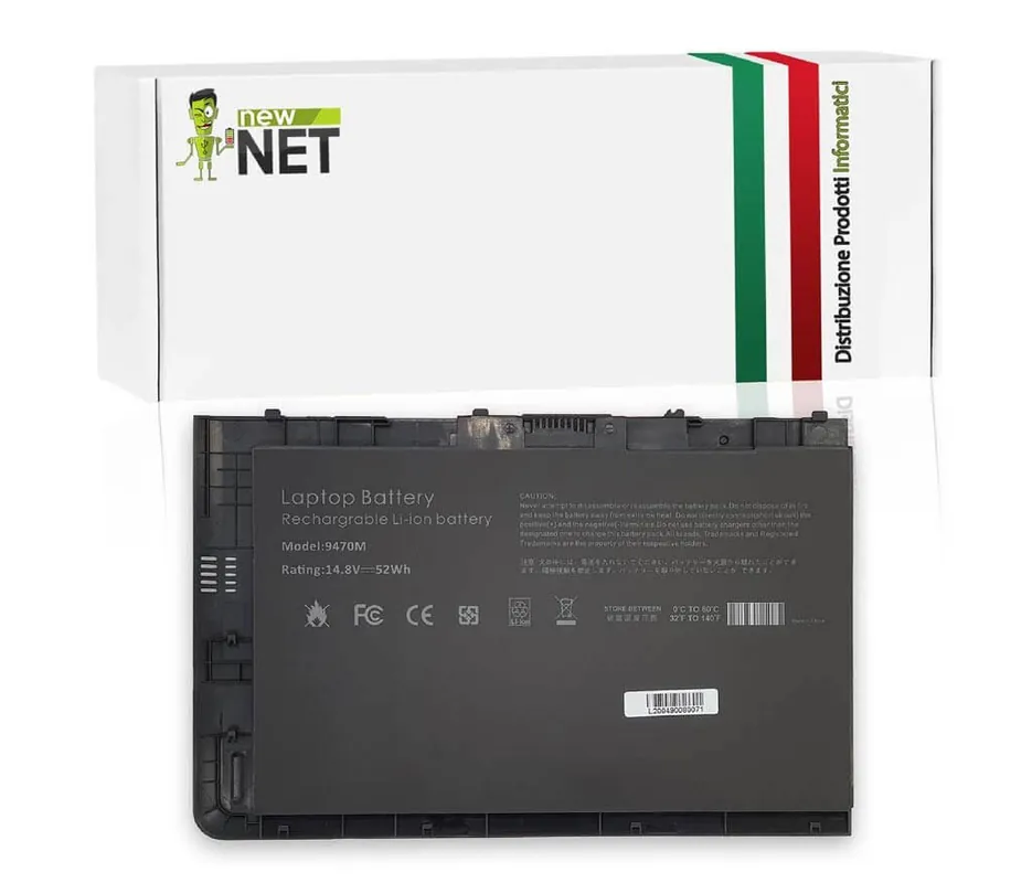 Batteria 52Wh per HP Elitebook Folio 9470M – 14.4-14.8 V / 3500 mAh