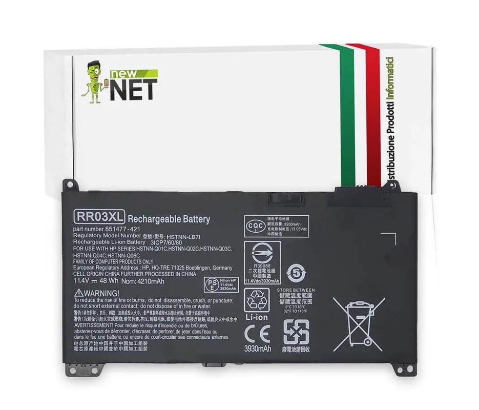 Batteria RR03XL per HP Probook – 11.4 V / 4210 mAh