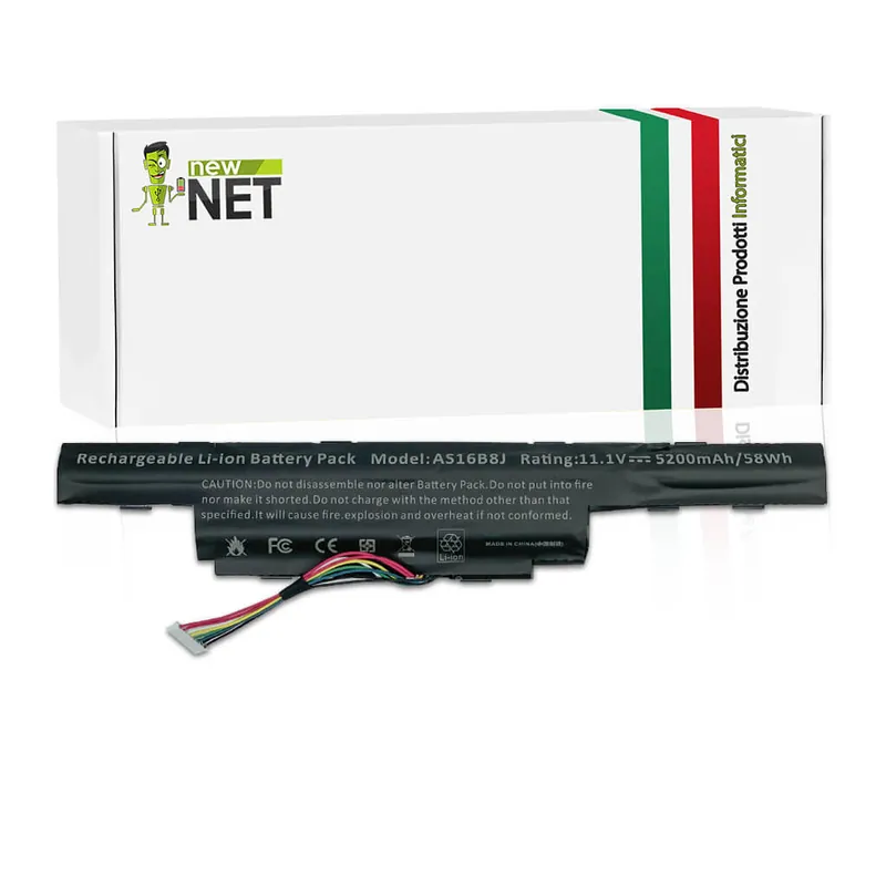 Batteria 58Wh per Acer Aspire E5-575G – 10.8-11.1 V / 5200 mAh