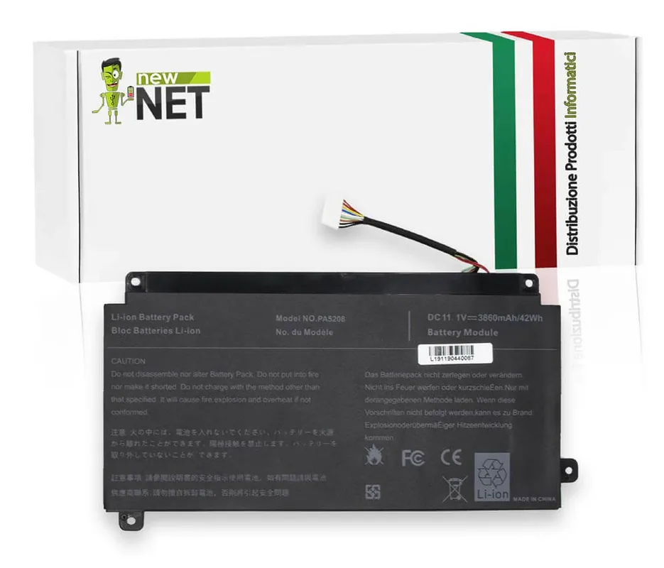 Batteria 42Wh per Toshiba Chromebook CB35 – 10.8-11.1 V / 3860 mAh
