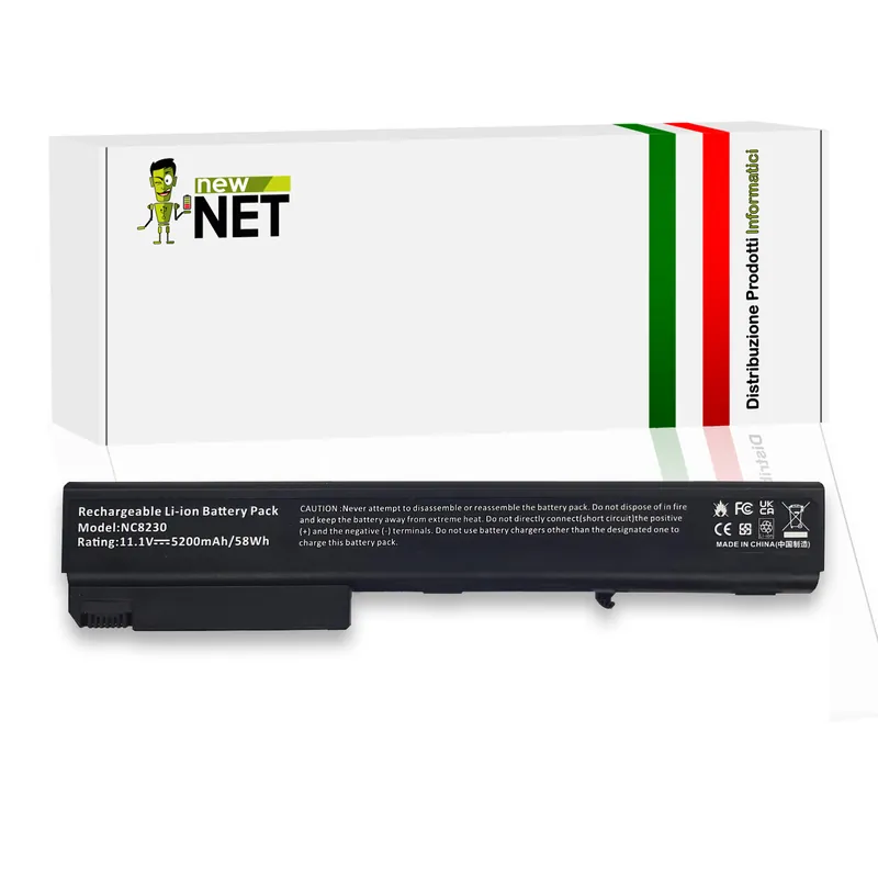 Batteria 58Wh per Hp Compaq NX8200 Serie – 10.8-11.1 V / 5200mAh