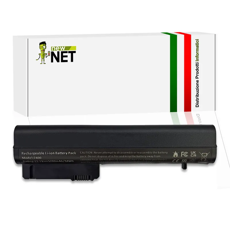 Batteria MS06 58Wh per HP Elitebook 2530p, 2540p – 10.8-11.1V, 5200mAh