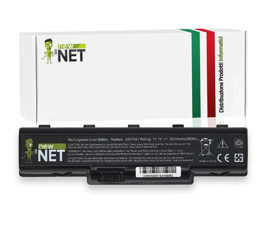 Batteria 58Wh per Acer Aspire – 10.8-11.1 V / 5200mAh