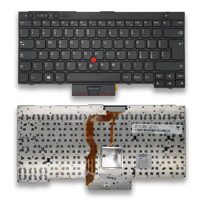 Tastiera per Lenovo ThinkPad X230 Serie con Trackpoint