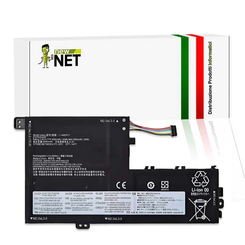Batteria L14M2P21 per Lenovo IdeaPad 320S-14IKB – 7.4V, 4050mAh, 30Wh