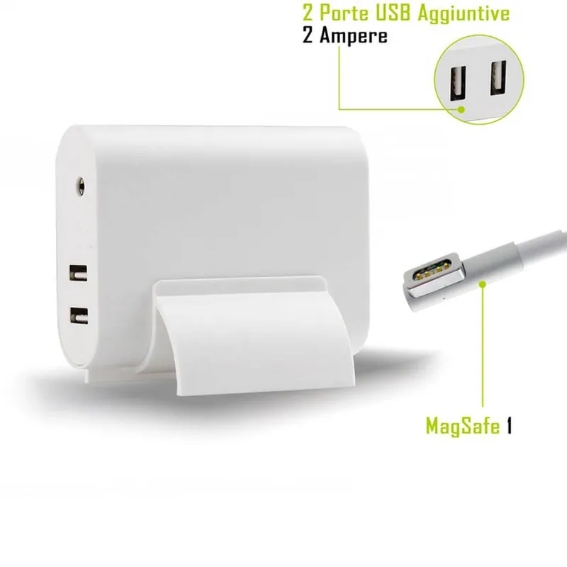 Alimentatore 60W per MacBook (13 pollici, metà 2010) – 16.5 V / 3.65 A – Magsafe 1