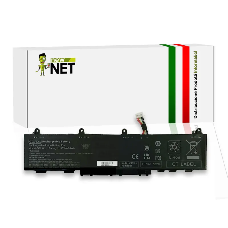 Batteria CC03XL 53Wh per HP EliteBook – 11.55V / 4600mAh