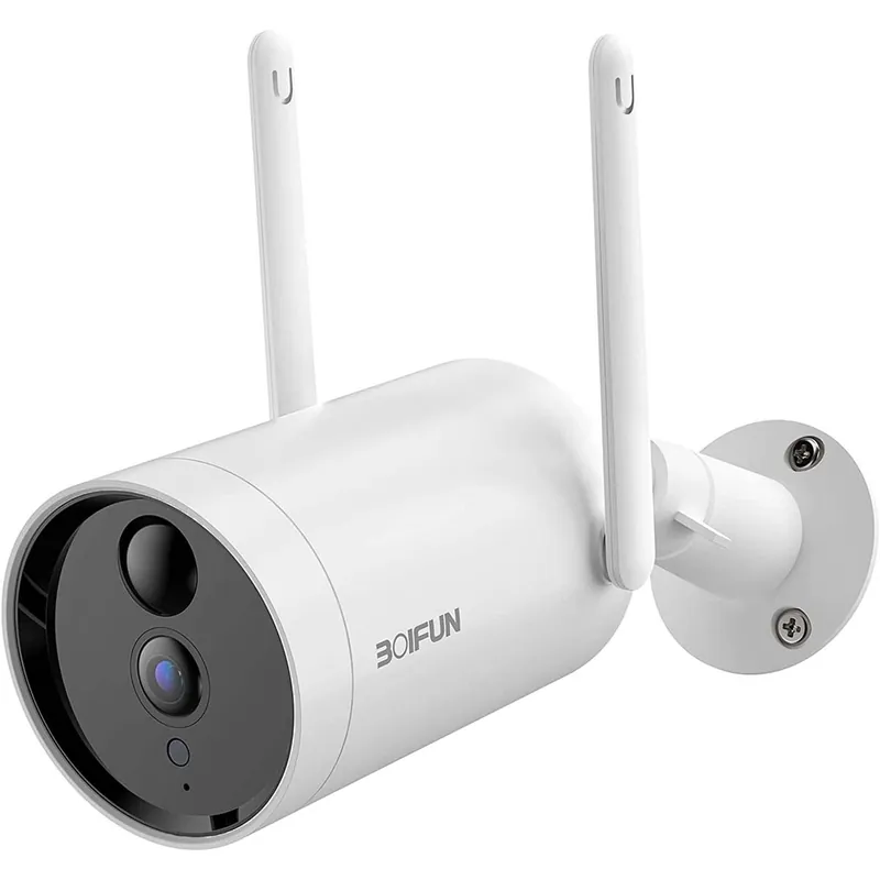 TELECAMERA ESTERNA WIFI SENZA FILI RILEVAMENTO MOVIMENTO FULL HD RICARICABILE