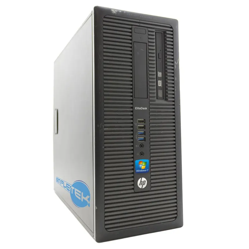 HP 800 G1 CORE i3 3.40GHZ 16GB 250GB 120GB WIN 7 PC COMPUTER FISSO TOWER RS232