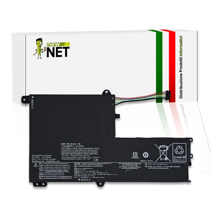 Batteria L15L3PB0 per Lenovo IdeaPad 330S-14AST – 11.25-11.4V, 4670mAh, 52.5Wh