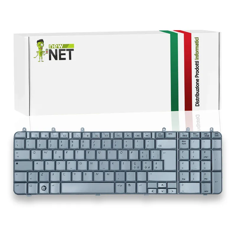 Tastiera per HP Pavilion DV7 Silver