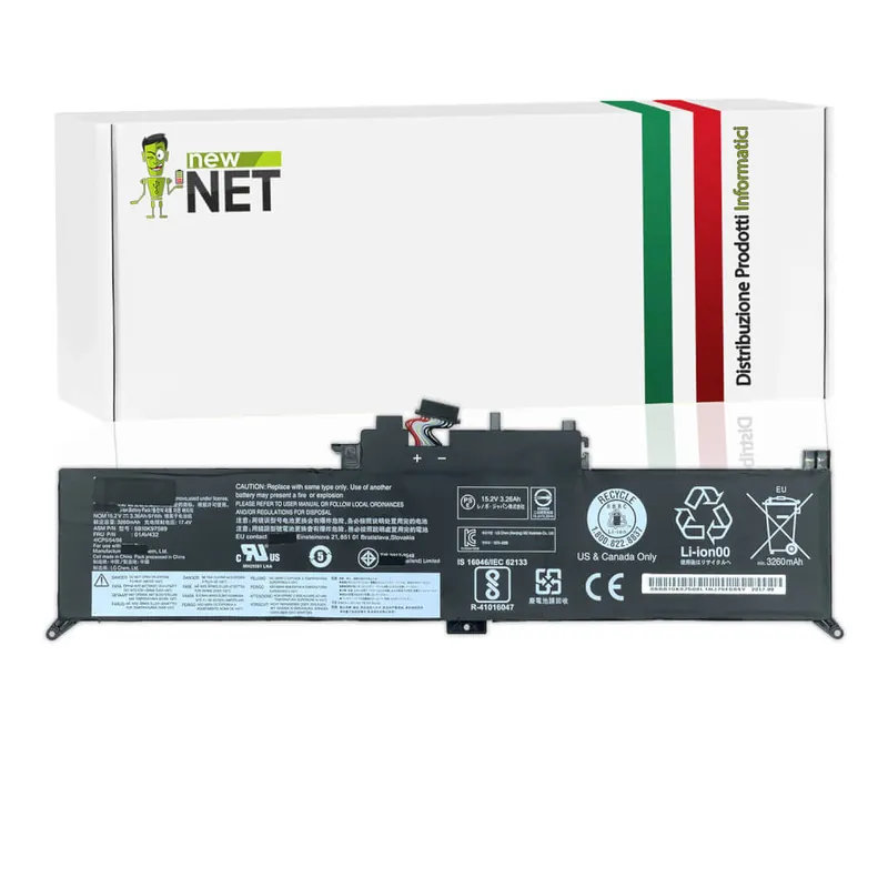 Batteria per Lenovo Yoga 01AV432 – 15.2 V / 3260 mAh