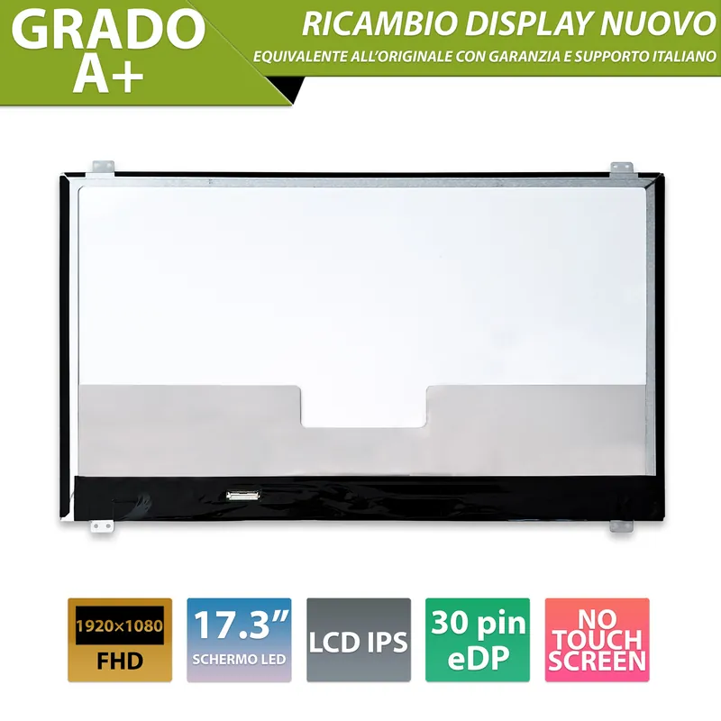 Display LP173WF4(SP)(D1) LCD IPS 17.3″ 1920×1080 FHD, 30 Pin eDP