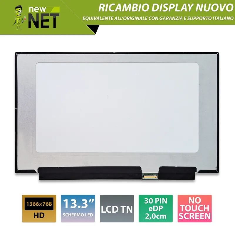 Display B133XTN03.2 LCD TN 13.3 pollici 30 pin eDP, 1366×768 HD