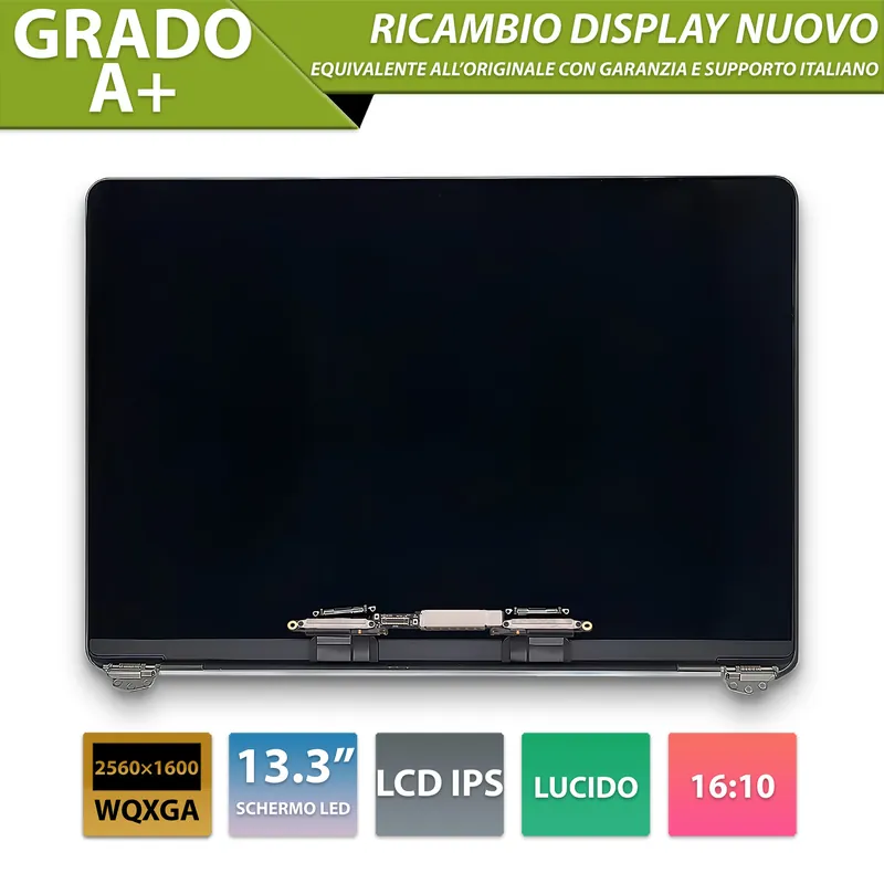 Display compatibile per Apple MacBook Pro 13″ model A2251 anno 2020 Argento