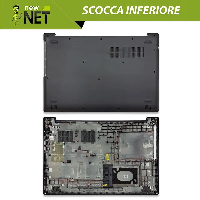 Bottom Case 5CB0R34352 Scocca Inferiore per Lenovo IdeaPad 330-17AST, Colore Grigio