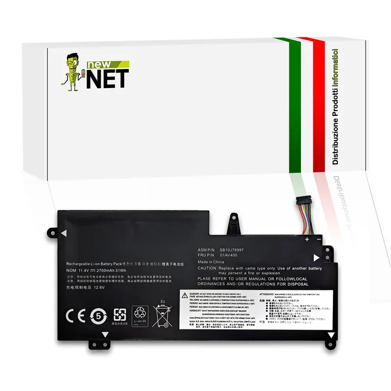 Batteria SB10J78997 per Lenovo ThinkPad 13 – 11.25-11.4V, 2700mAh / 31Wh