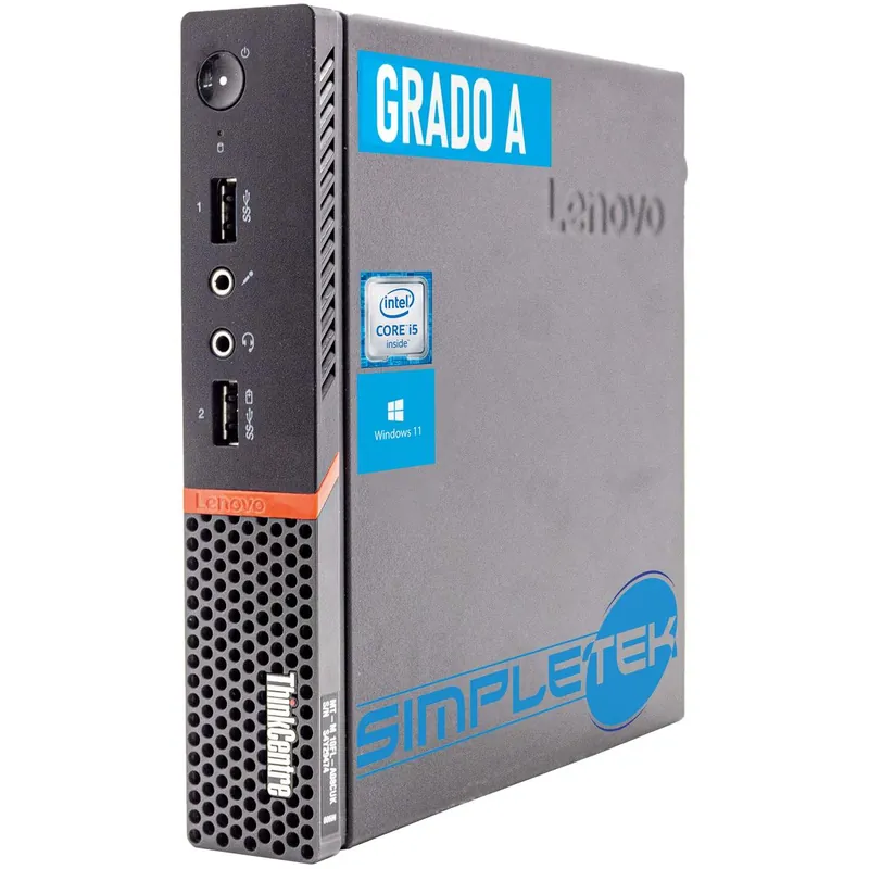 MINI COMPUTER FISSO DESKTOP LENOVO M900 i5 3,1GHz WINDOWS 11 PRO 32GB SSD 4TB