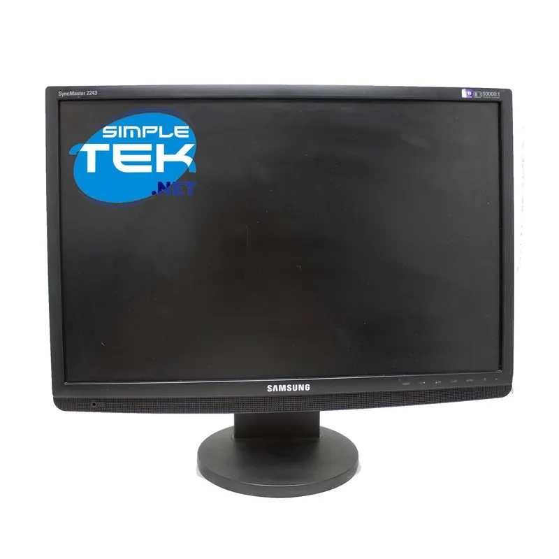 SAMSUNG 2243WM 22″ LCD 16 10 GRADO C PIVOT 1680X1050 DVI VGA CASSE