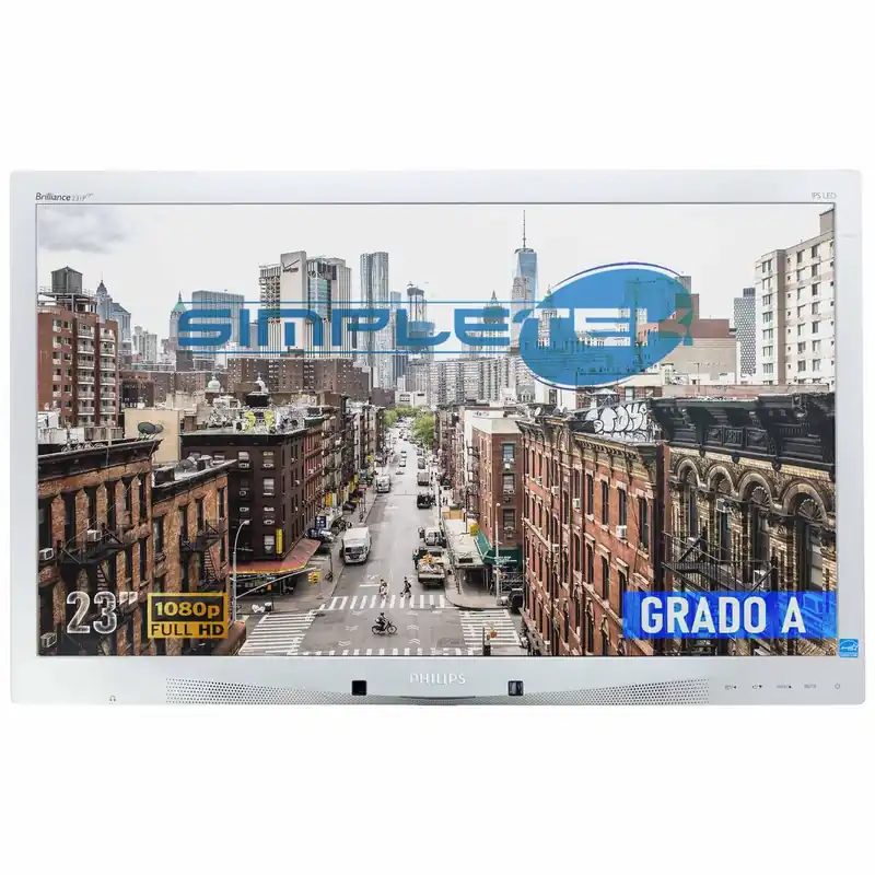 MONITOR SCHERMO LCD DISPLAY PHILIPS 23″ 16 9 FULL HD MULTIMEDIALE DVI DP VGA