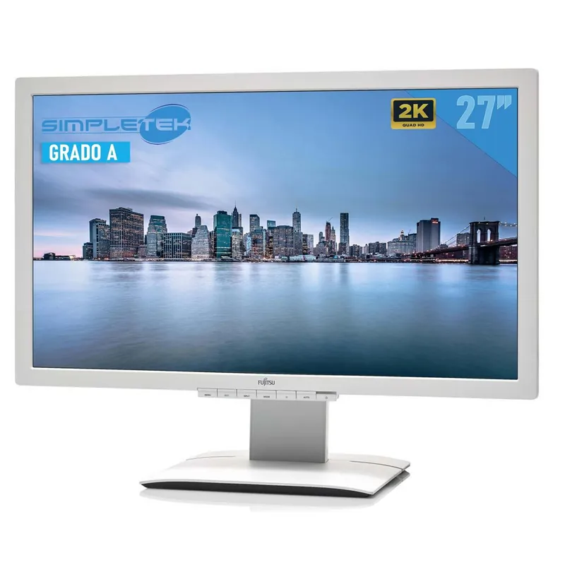 FUJITSU P27T-6P IPS 27″ 2K 16 10 VGA DISPLAYPORT + 2 HDMI DVI + USB MONITOR LCD