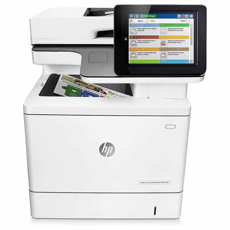 STAMPANTE HP COLORI LASERJET MFP M577 RETE LAN ETHERNET MULTIFUNZIONE B5L47A