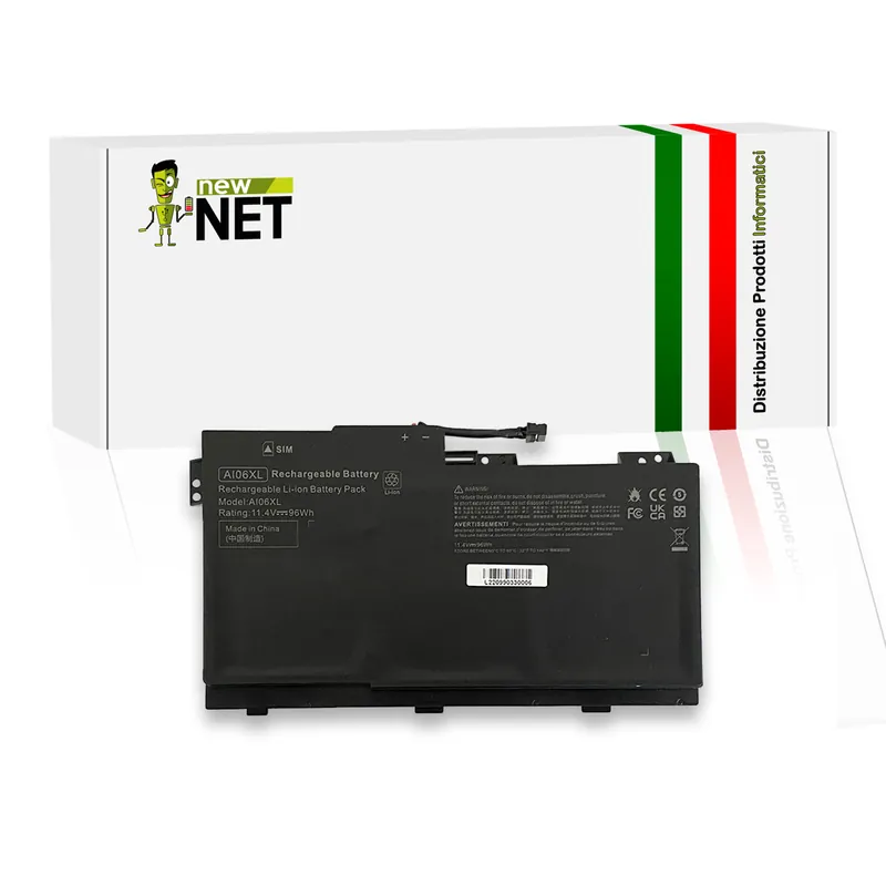 Batteria AI06XL 96Wh per HP ZBook 17 G3 – 11.4V / 8421mAh