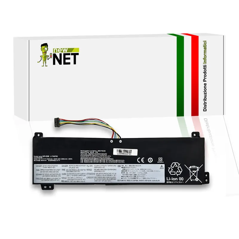 Batteria L17M2PB3 30Wh per Lenovo V130-15IKB Type 81HN – 7.5V / 4000mAh