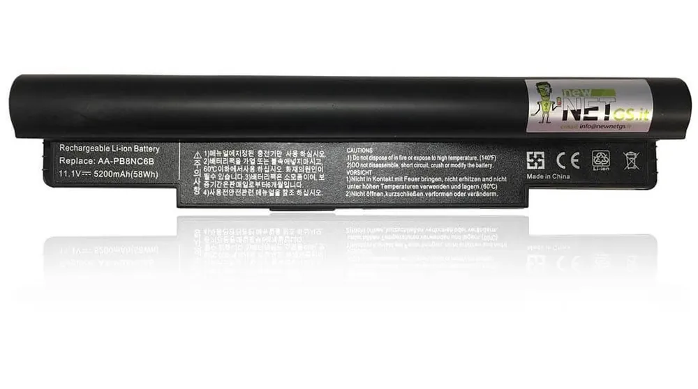 Batteria 58Wh per Samsung N270 Serie – 10.8-11.1 V / 5200mAh