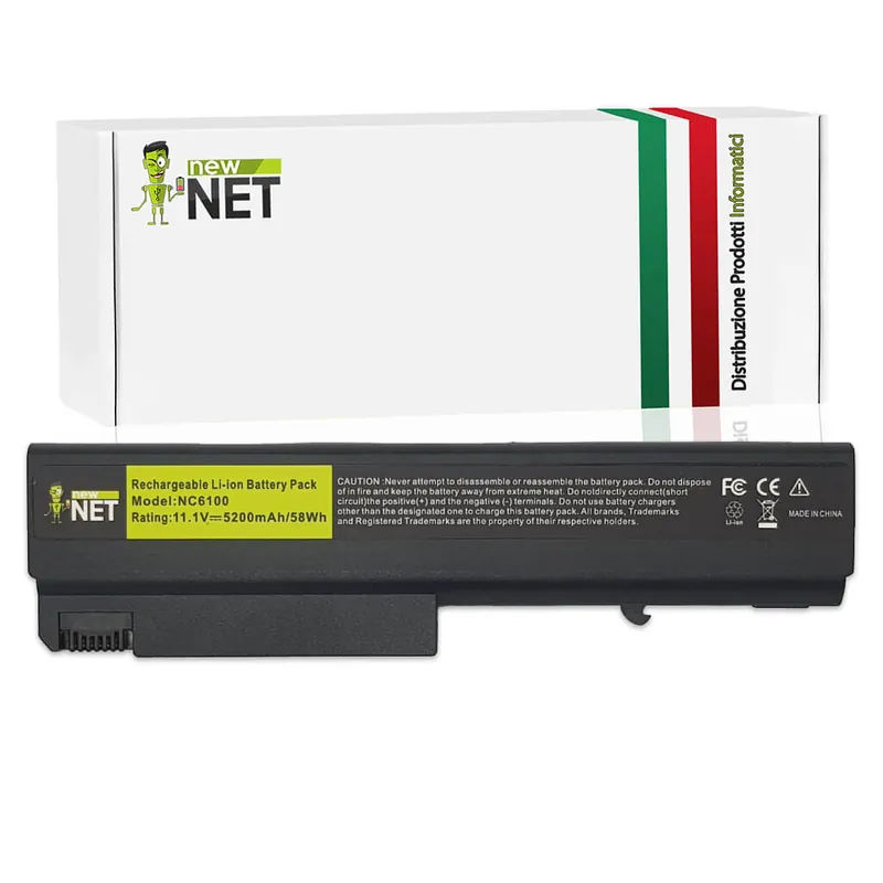 Batteria 56Wh per Hp Compaq 6510 Serie – 10.8-11.1 V / 5200mAh