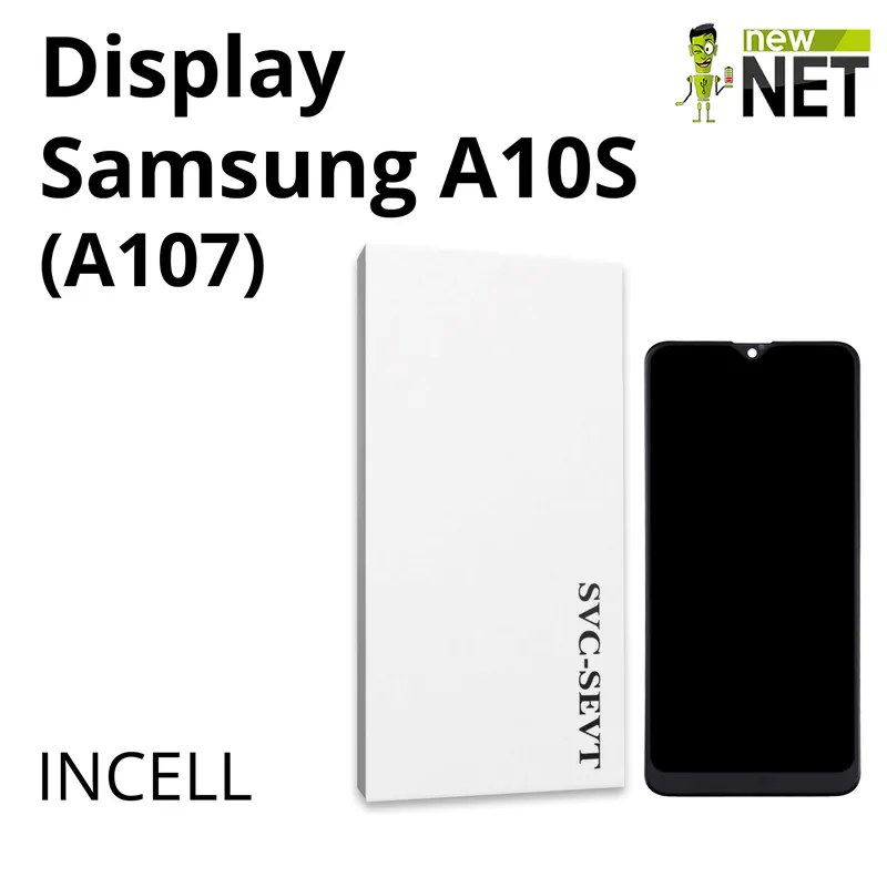 Display per Samsung Galaxy A10s (A107) LCD IN-CELL, Touch Screen, No Frame