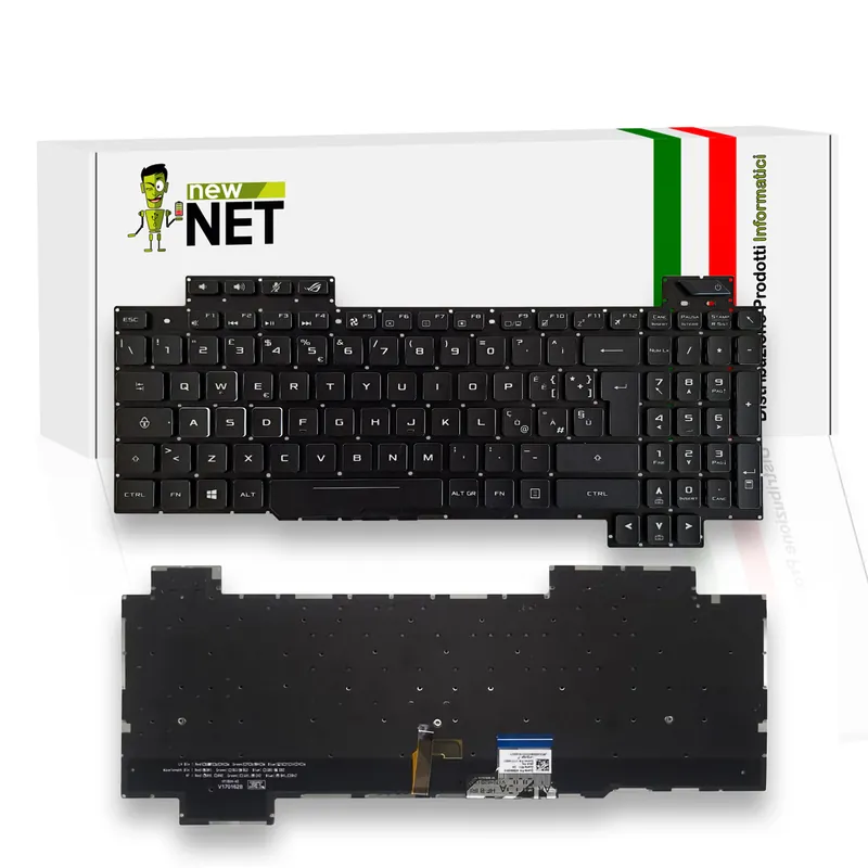 Tastiera retroilluminata per ASUS ROG Strix GL703G, GL703GS, GL703GM senza frame