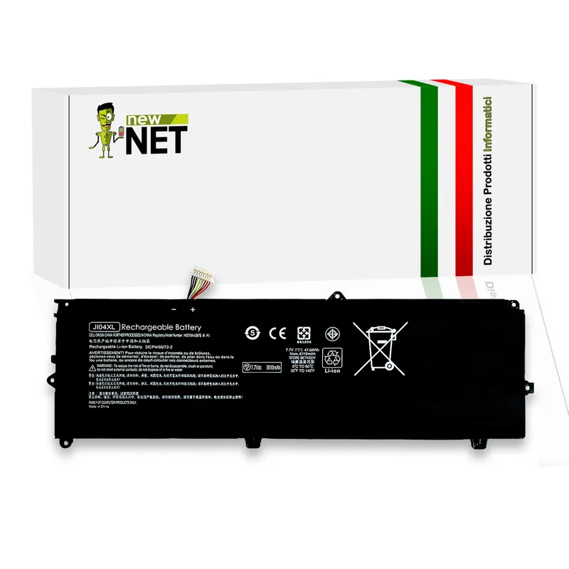 Batteria JI04XL 47.04Wh per HP Elite x2 1012 G2 – 7.7V / 6110mAh