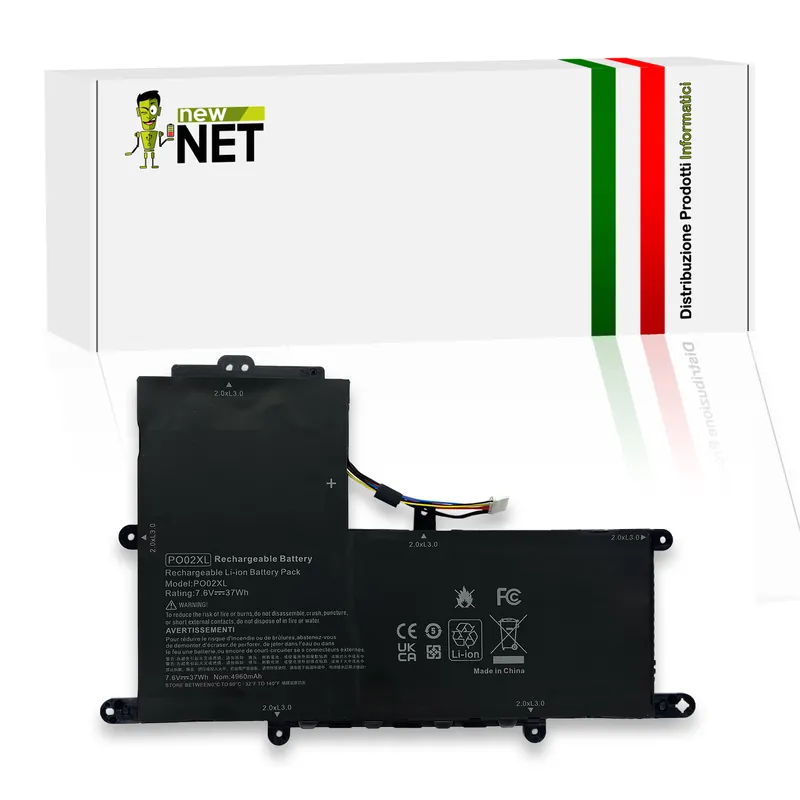 Batteria 37 Wh per HP Stream 11 – 7.6 V / 4960 mAh