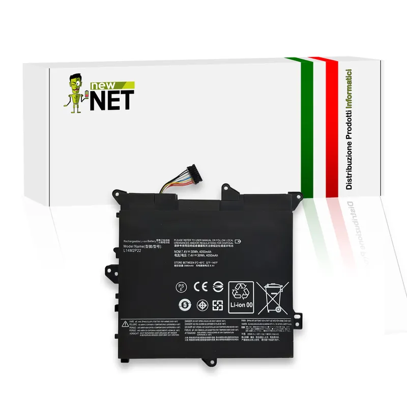 Batteria 30 Wh per Lenovo Ideapad 300S – 7,4 V / 4050 mAh