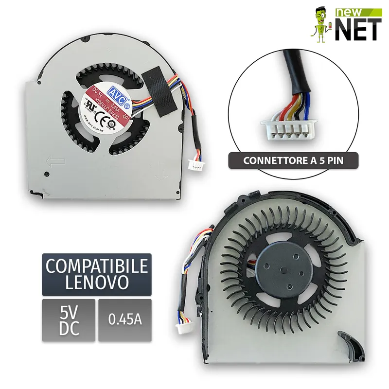 Ventola 04X4309 per Lenovo ThinkPad L440