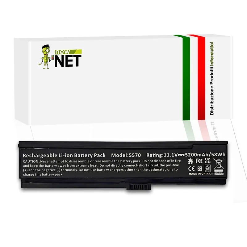 Batteria per Acer Aspire 5570 – 10.8-11.1V, 5200mAh, 58Wh