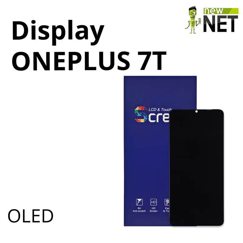 Display OLED compatibile per OnePlus 7T HD1901, Touch Screen, No Frame