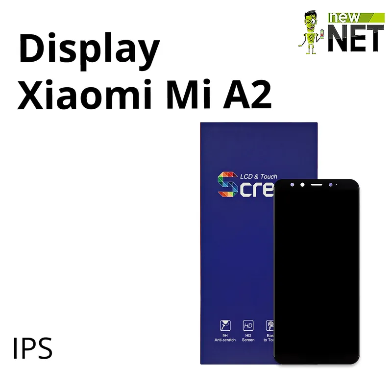 Display compatibile per Xiaomi Mi A2 M1804D2SG LCD IPS, Touch Screen, No Frame