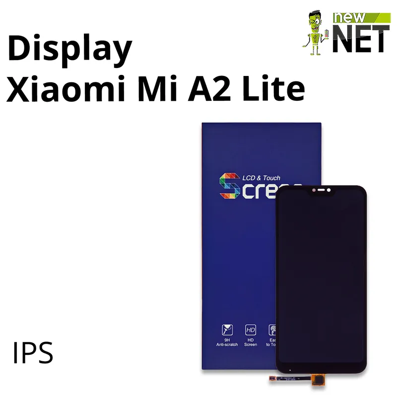 Display compatibile per Xiaomi Mi A2 Lite M1805D1SG LCD IPS, Touch Screen, No Frame