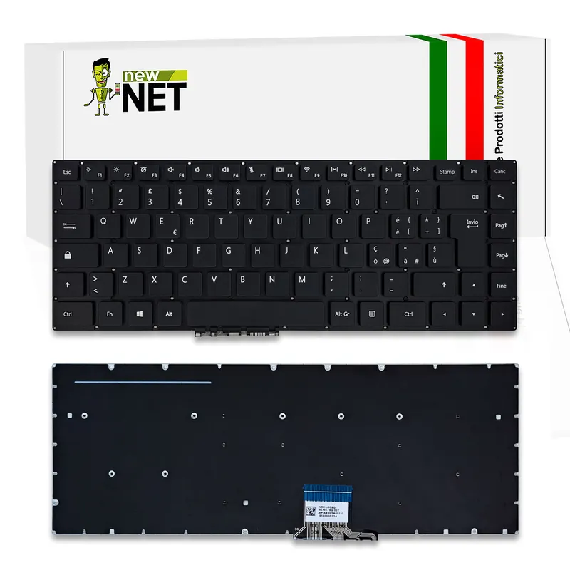 Tastiera per Huawei MateBook D senza frame, nera