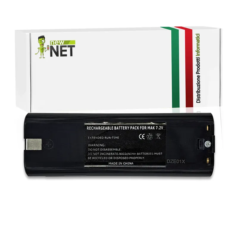 Batteria compatibile con Makita serie 6000 – 7.2V, 1500mAh